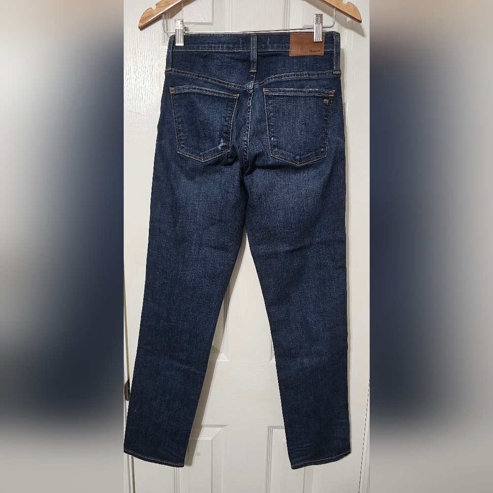 Madewell Women's Deep Indigo Straight Jeans - Picture 6 of 6